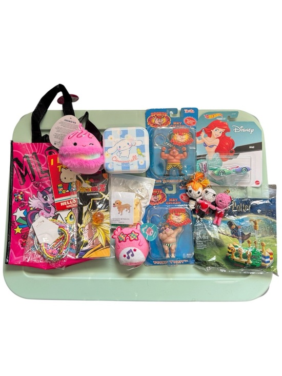 Other - Assorted Kids Toys Bundle - Pink Plush & Collectible Figures
